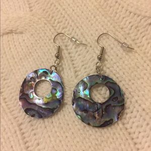 HAWAIIAN mother of pearl earrings !